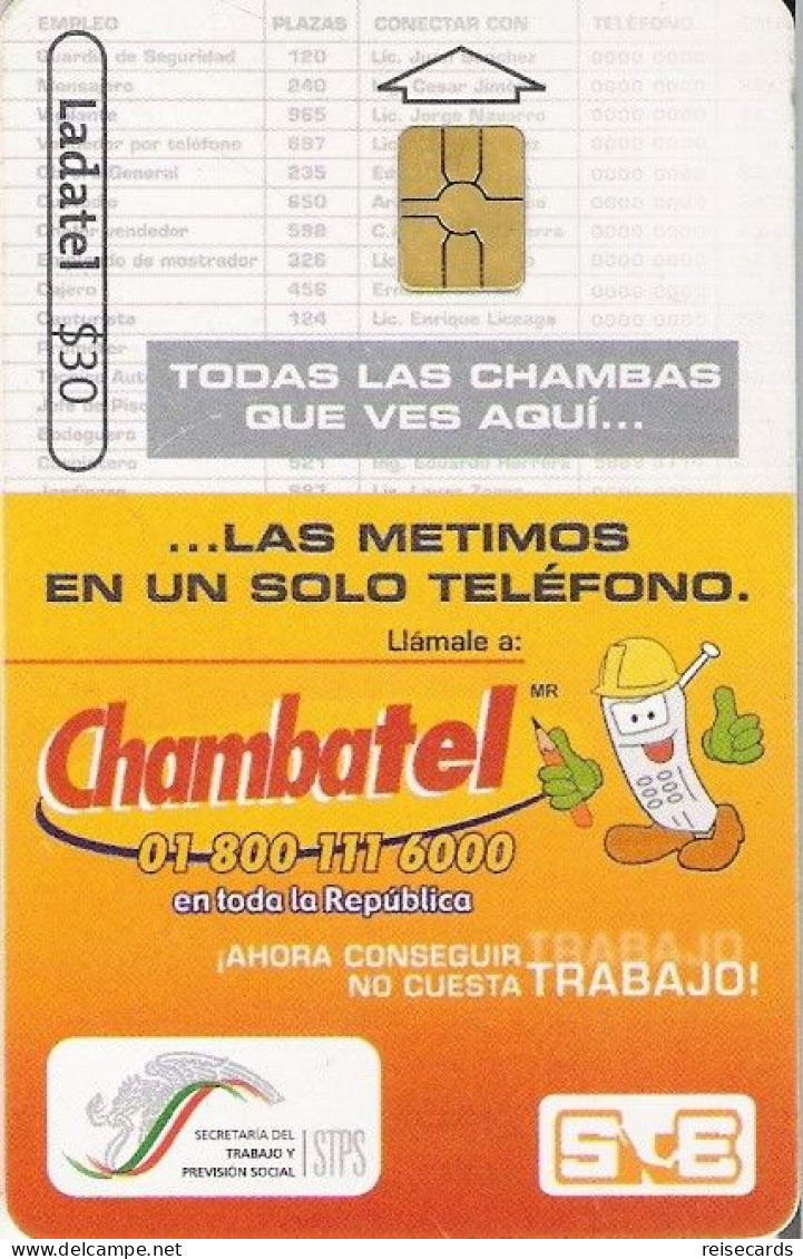 Mexico: Telmex/lLadatel - 2002 Chambatel. Calendar - México