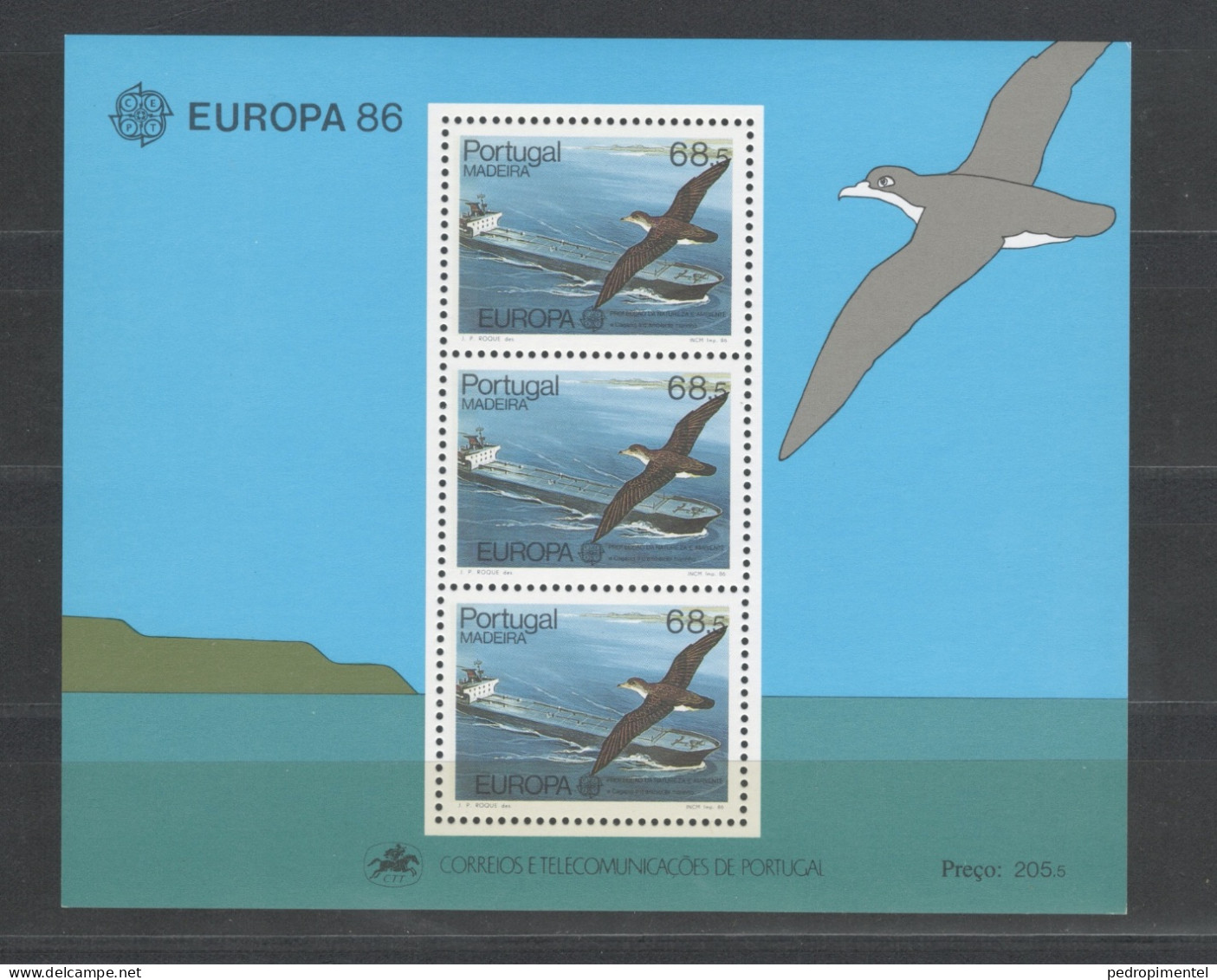 Portugal Azores Madeira 1986 "Europa CEPT Animals" Condition MNH OG Mundifil #1756-1758 (3 Minisheets) - Unused Stamps