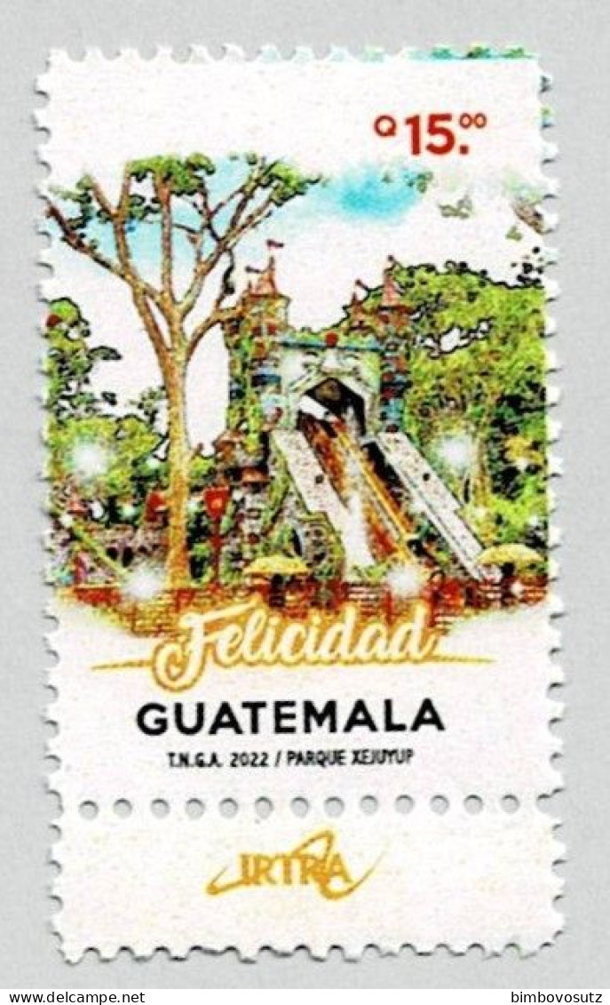 Guatemala 2022 ** Briefmarke Aus Markenheftchen Nr. 2 - Parque Xeuyup - - Guatemala
