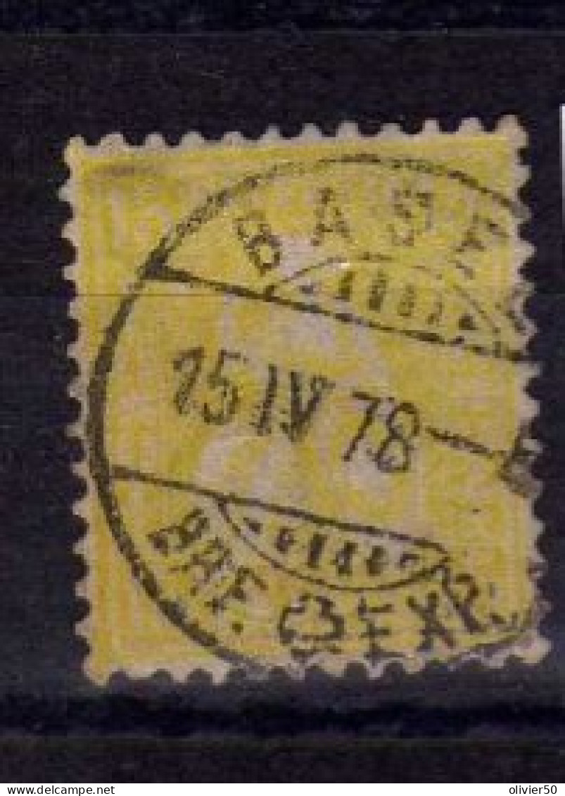 Suisse - (1867-78) - 15 C. Helvetia Assise - Oblitere - Usados