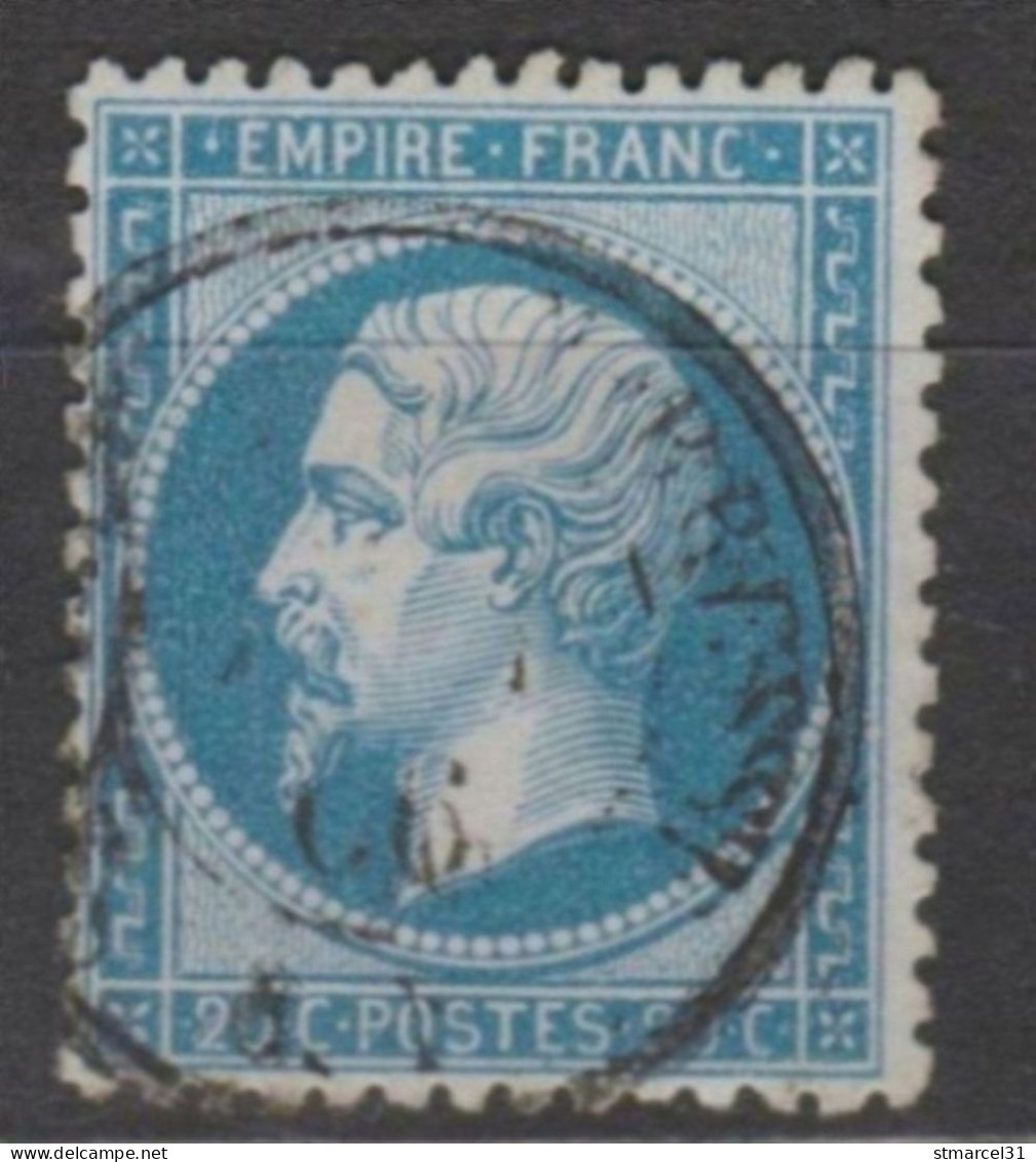 TIMBRE LUXE HORS COTE OBLI CàD Sur N°22 TBE/Luxe - 1862 Napoléon III.