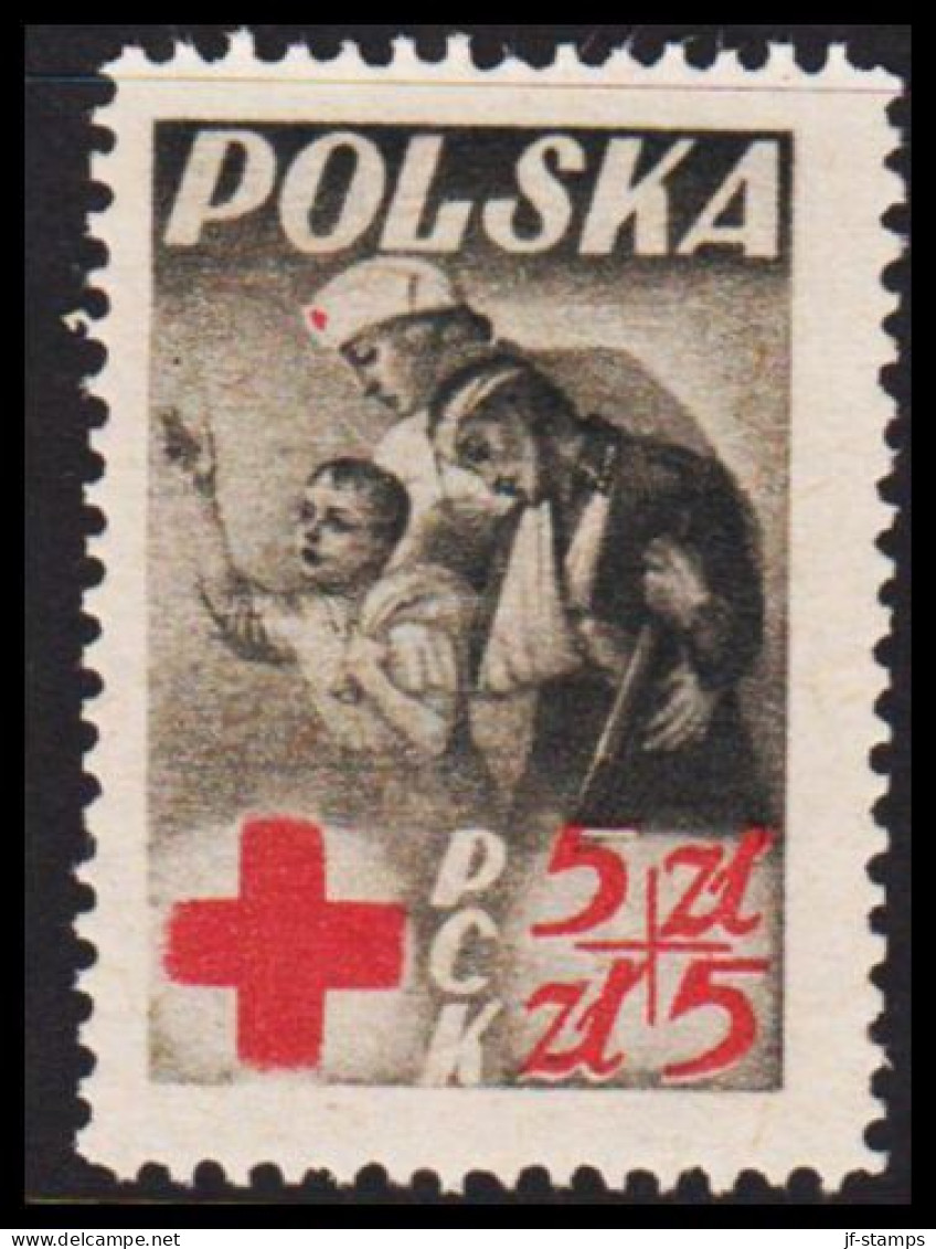 1947. POLSKA. Red Cross 5 + 5 Zl. Hinged.   (Michel 471) - JF545917 - General Government