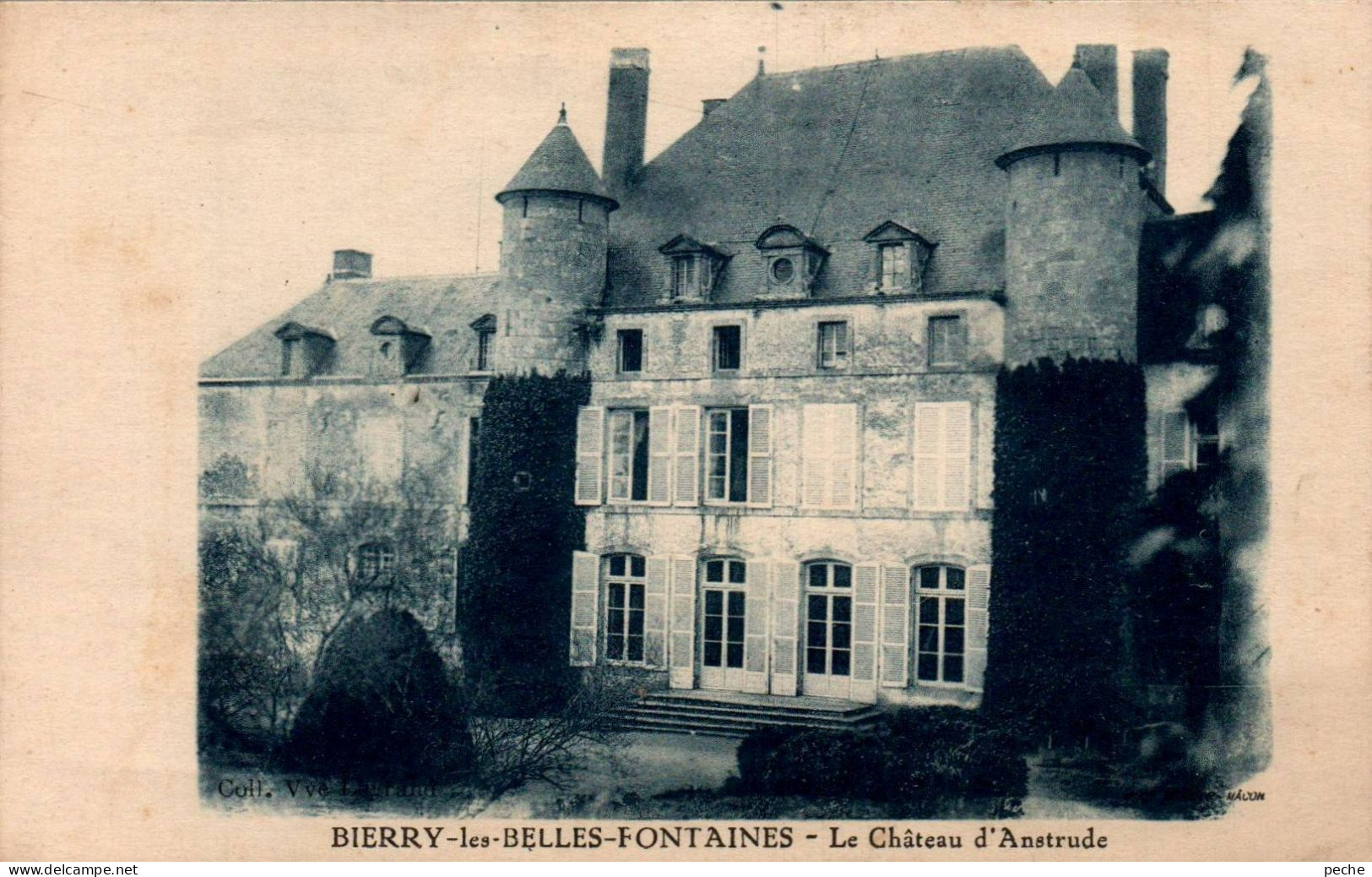 N°2086 W -cpa Bierry Les Belles Fontaines -le Château D'Anstrude- - Ancy Le Franc