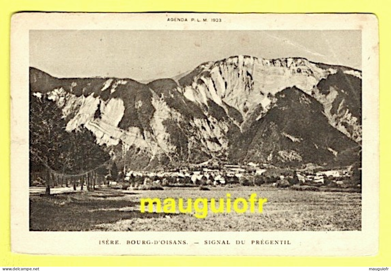 38 ISÈRE / BOURG-D'OISANS / SIGNAL DU PRÉGENTIL - Bourg-d'Oisans