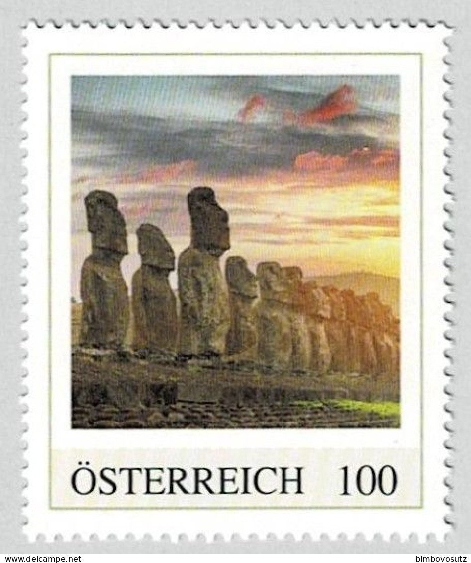 Österreich 2023 ** - Osterinsel Chile - - Archeologie