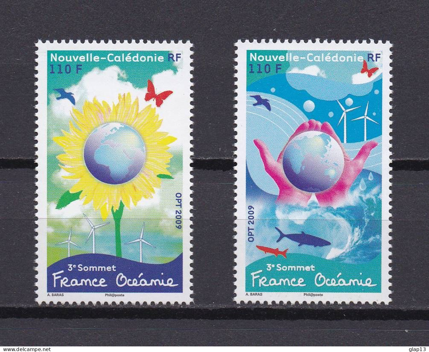 NOUVELLE-CALEDONIE 2009 TIMBRE N°1070/71 NEUF** SOMMET - Nuevos