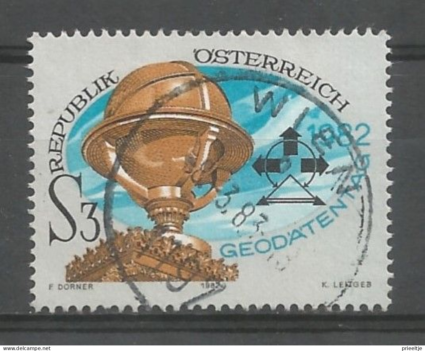 Austria - Oostenrijk 1982  Geodatentag Y.T. 1545 (0) - Used Stamps