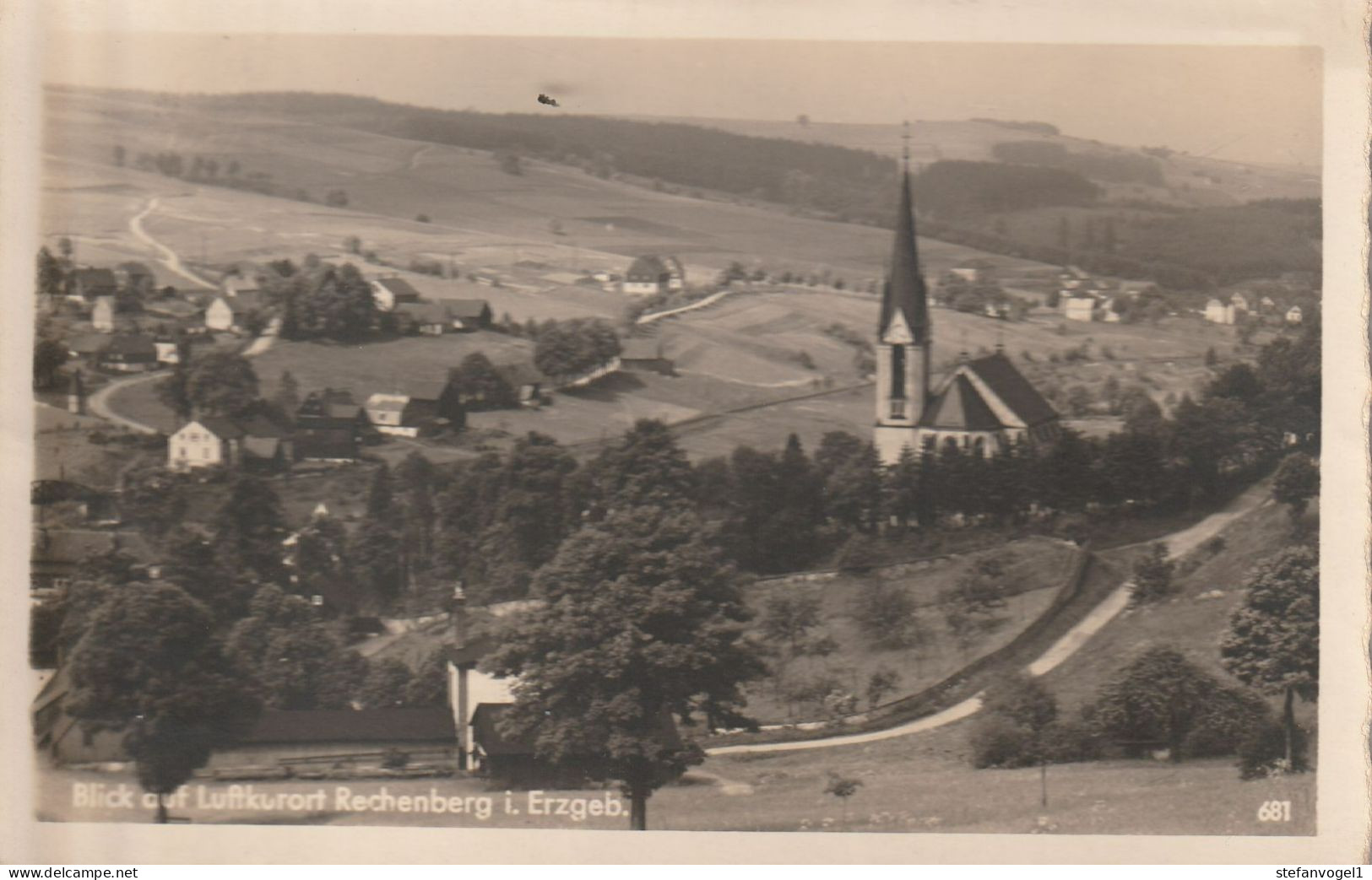 Rechenberg-B. Gel. 1941 Fernsicht - Rechenberg-Bienenmühle