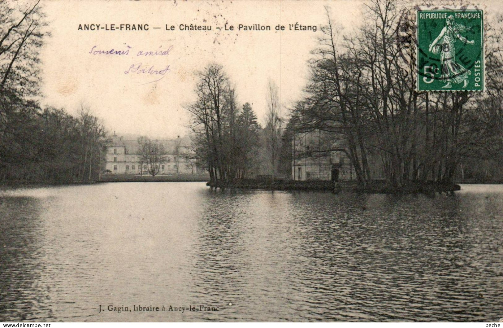 N°2092 W -cpa  Ancy Le Franc -le Château -le Pavillon De L'étang- - Ancy Le Franc