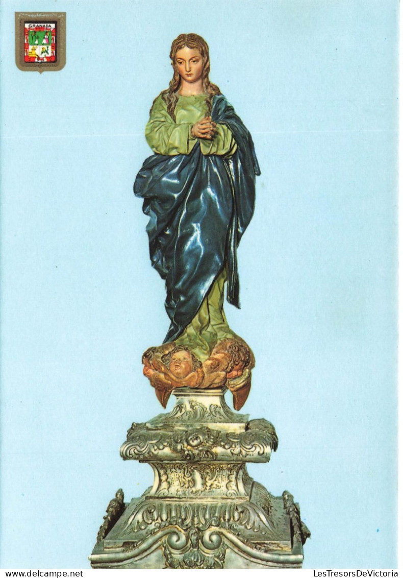 ESPAGNE - Granada - Cathédrale - Immaculée - Alonso Cano - Statue - Jésus Christ - Carte Postale - Granada