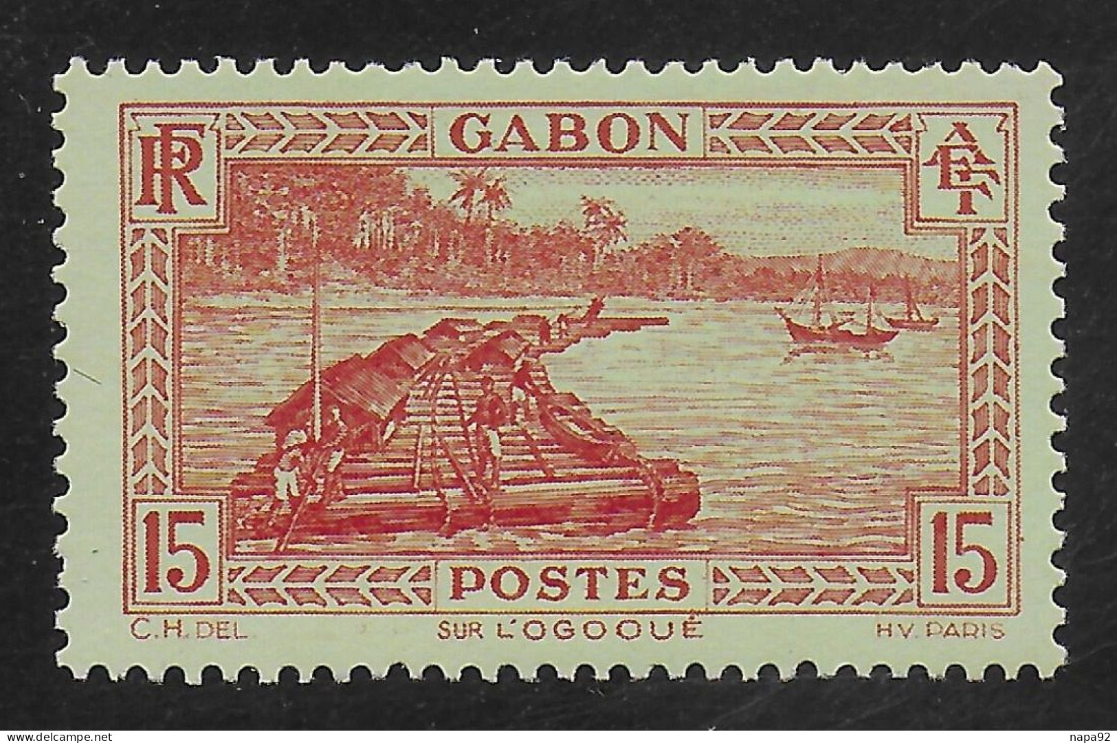 GABON 1932 YT 130** MNH - Unused Stamps