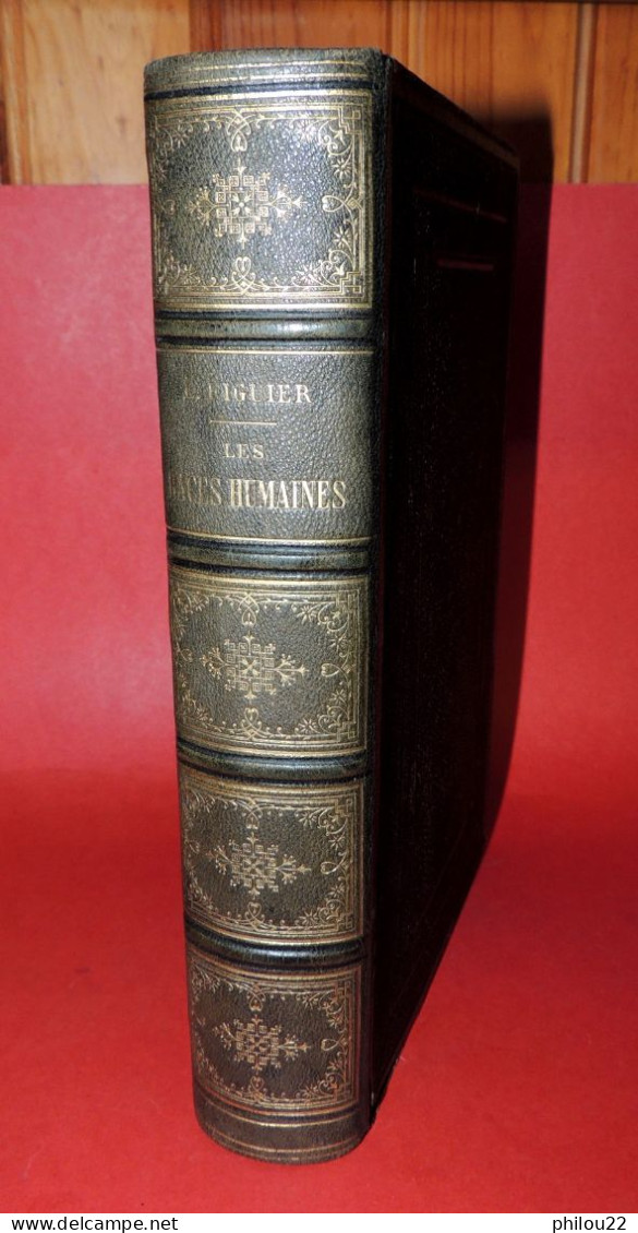 FIGUIER - Les Races Humaines. 1872  Nombreuses Gravures - 1801-1900