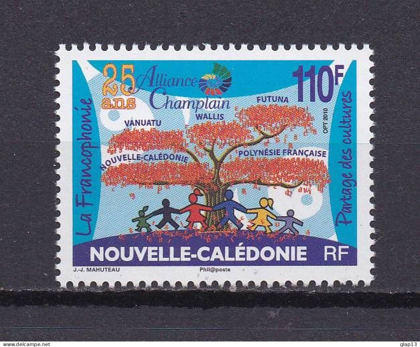 NOUVELLE-CALEDONIE 2010 TIMBRE N°1092 NEUF** ALLIANCE - Unused Stamps