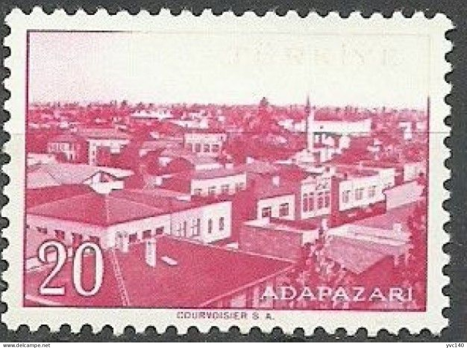 Turkey; 1958 Cities "Adapazari", Color Tone ERROR MNH** - Ongebruikt