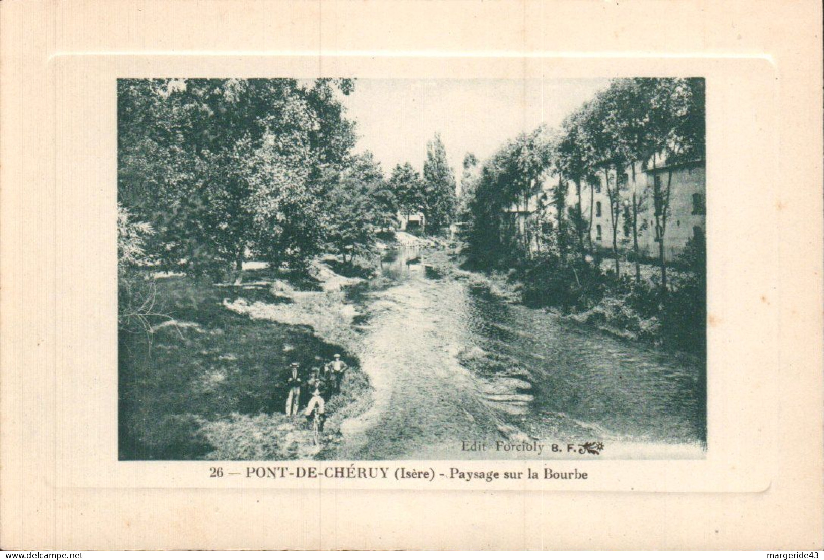 ISERE PONT DE CHERUY- PAYSAGE SUR LA BOURBE - Pont-de-Chéruy