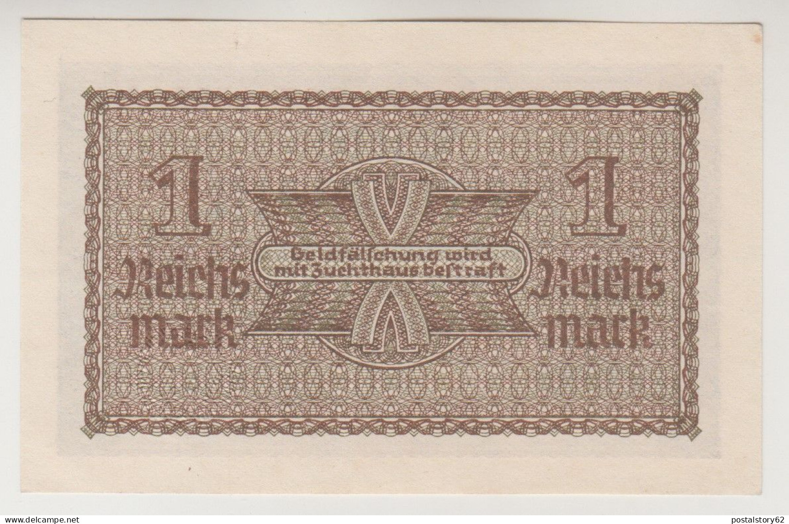 Germania Banconota D'Occupazione - 1  Reichsmark 1943 - Altri & Non Classificati