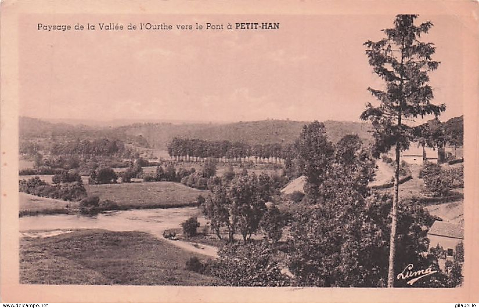 Durbuy - Paysage De La Vallée De L'Ourthe Vers Le Pont A PETIT HAN - Durbuy