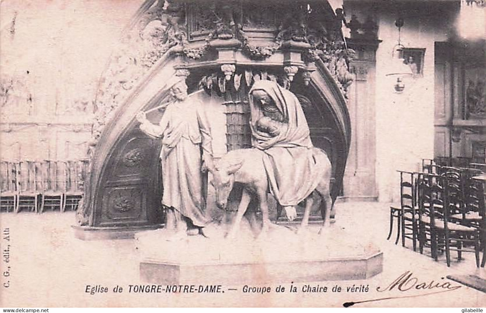Chievres - église  De TONGRE - NOTRE DAME - Groupe De La Chaire De Vérité - Chièvres