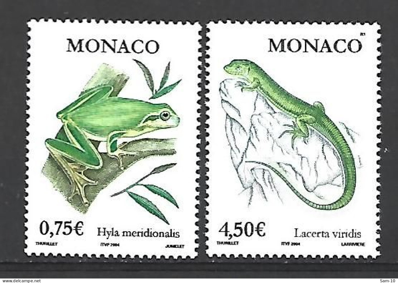 Timbre De Monaco Neuf ** N 2429 / 2430  Vendu Au Prix De La Poste - Neufs