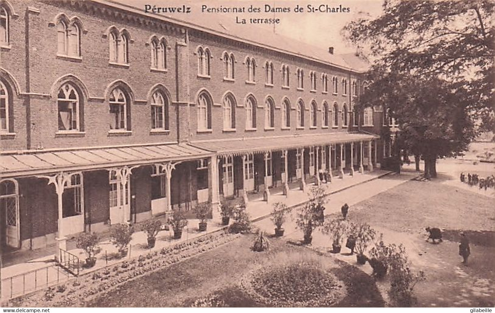 PERUWELZ - Pensionnat Des Dames De St Charles  - La Terrasse - Peruwelz