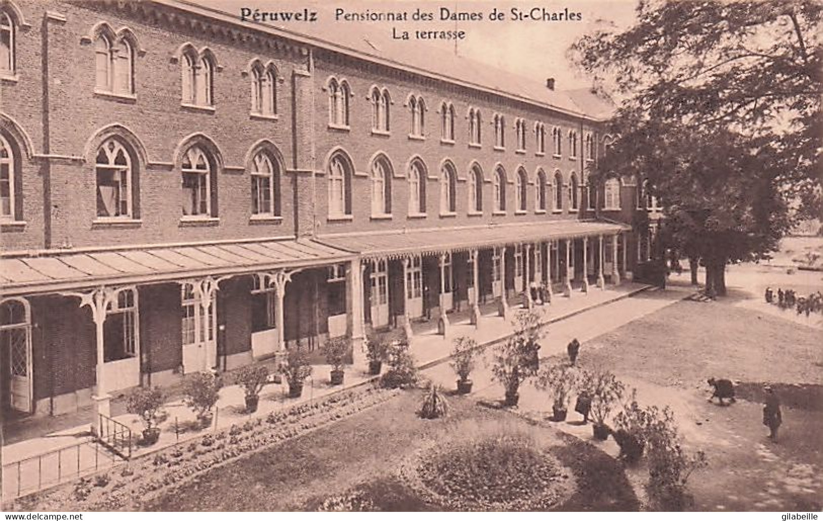 PERUWELZ - Pensionnat Des Dames De St Charles  - La Terrasse - Péruwelz