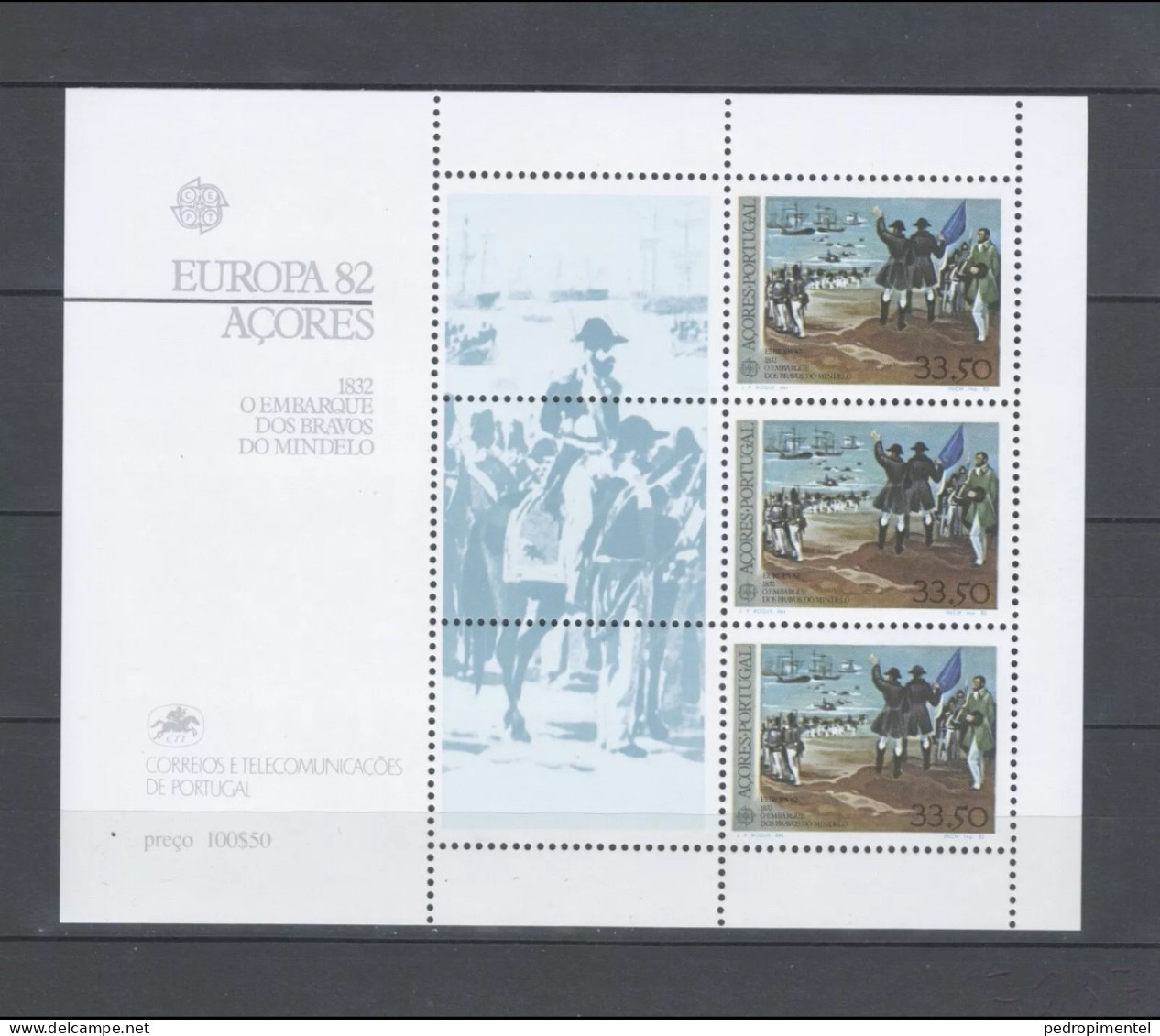 Portugal Azores Madeira 1982 "Europa CEPT Historical Events" Condition MNH OG Mundifil #1569-1571 (3 Minisheets) - Unused Stamps