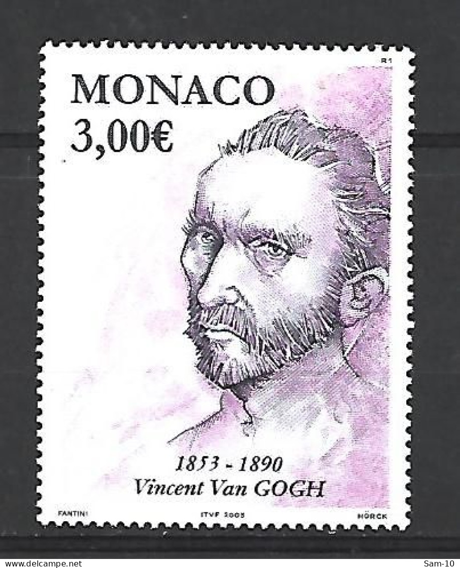 Timbre De Monaco Neuf ** N 2404  Vendu Au Prix De La Poste - Unused Stamps