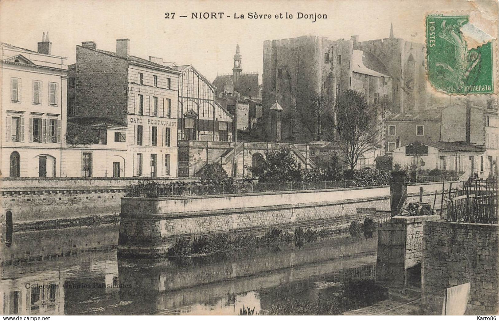 Niort * Vue Sur La Sèvre Et Le Donjon * Café Restaurant - Niort