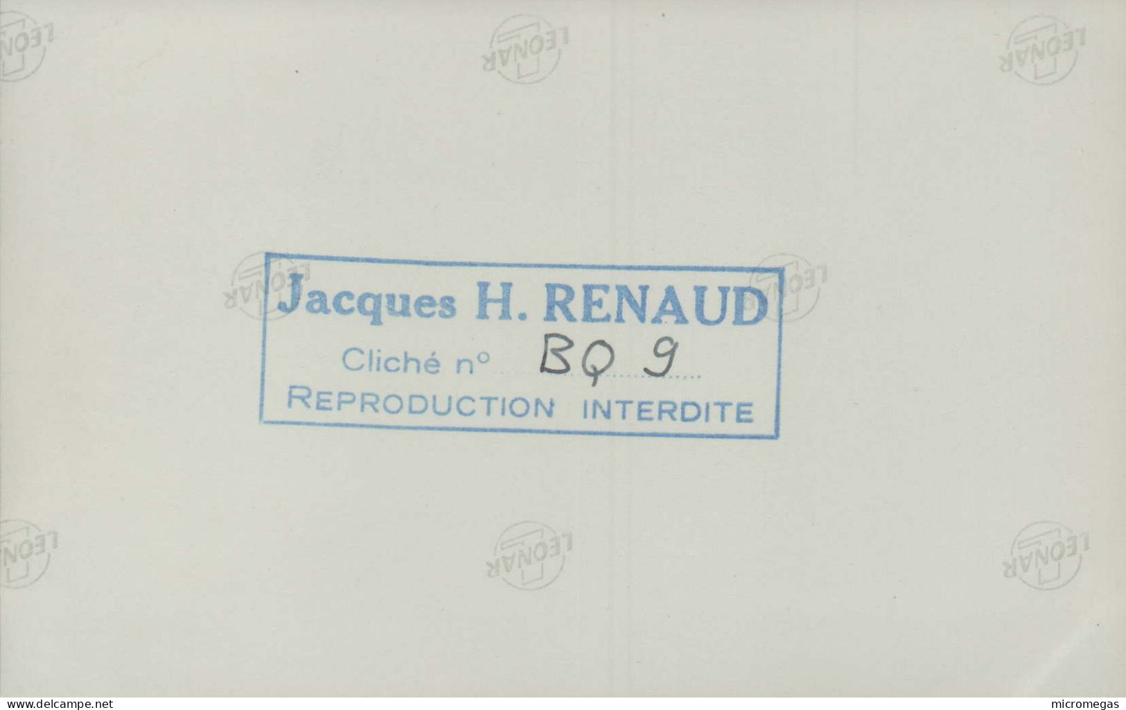 Locomotive 154 - Cliché Jacques H. Renaud - Treni