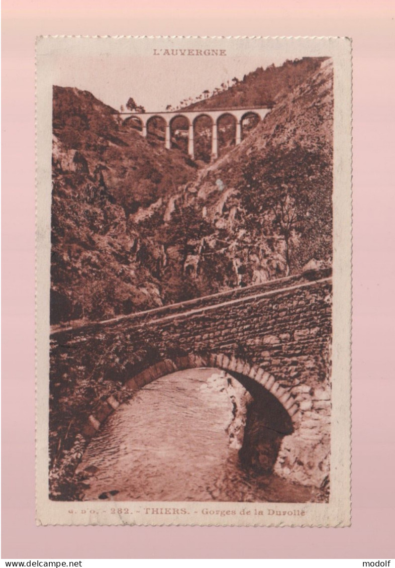 CPA - 63 - Thiers - Gorges De La Durolle - Circulée En 1928 - Thiers