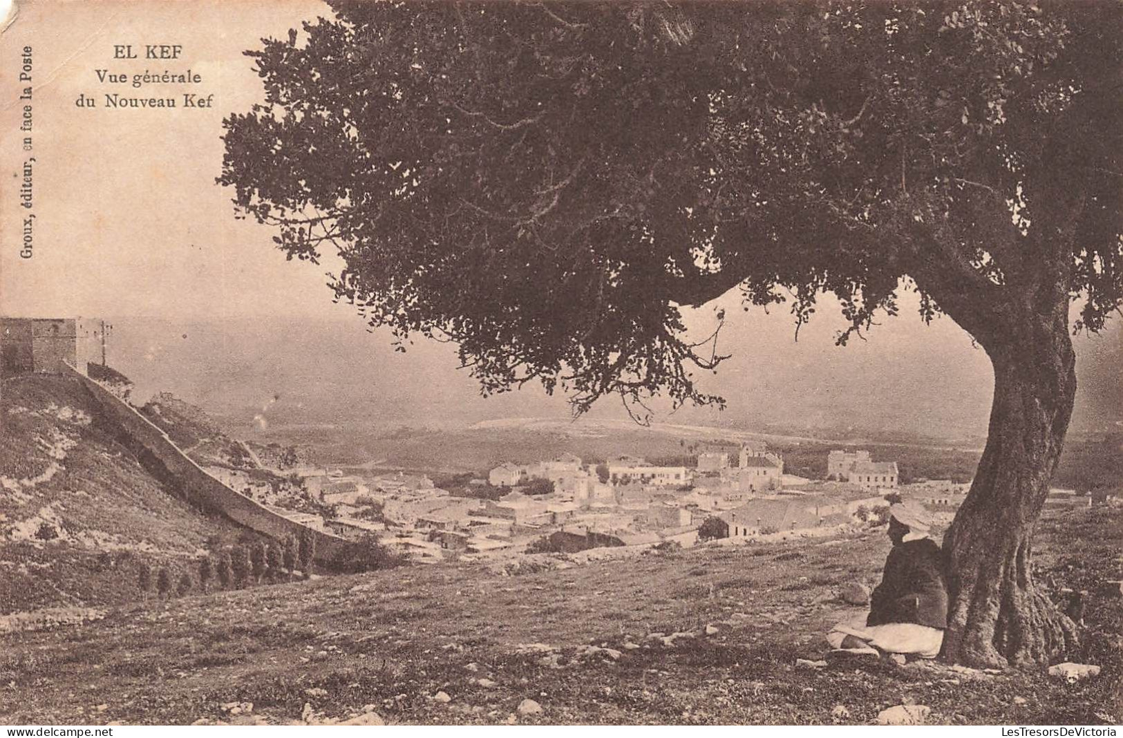 TUNISIE - El Kef - Vue Générale Du Nouveau Kef - Carte Postale Ancienne - Tunisie