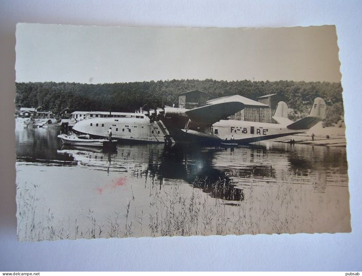 Avion / Airplane / AIR FRANCE / Laté 631 / Registered As F-BDRC / Seen At Biscarosse - 1946-....: Era Moderna