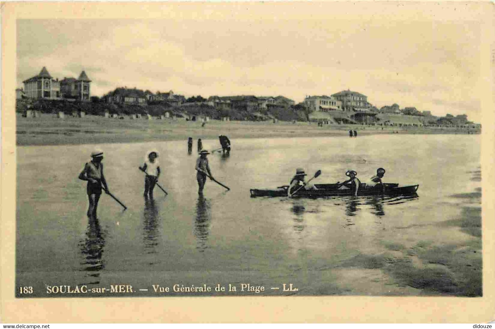 33 - Soulac Sur Mer - Vue Générale De La Plage - Animée - Correspondance - Scènes De Plage - CPA - Voir Scans Recto-Vers - Other & Unclassified