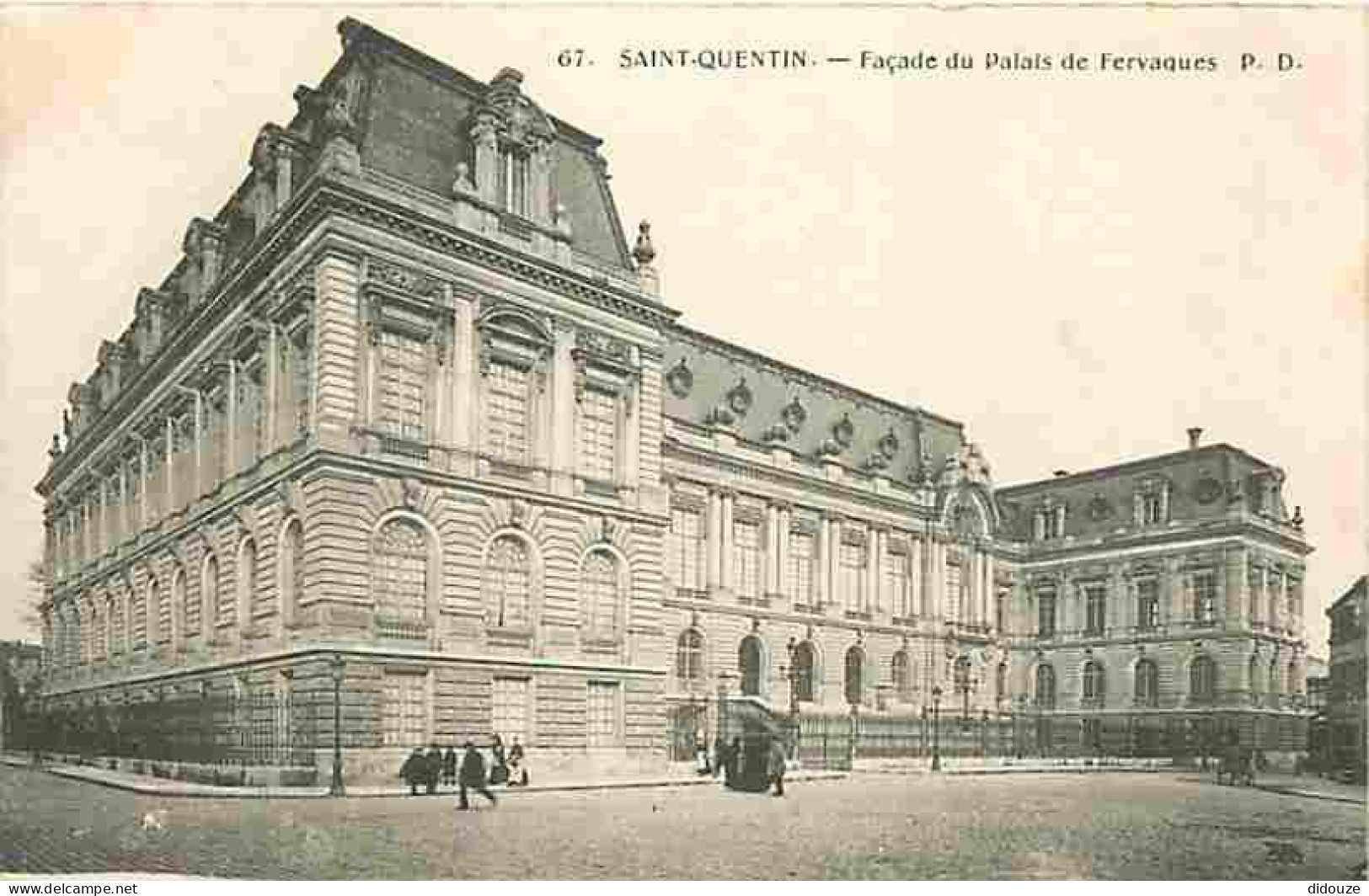 02 - Saint Quentin - Palais De Fervarques - Animée - Carte Neuve - CPA - Voir Scans Recto-Verso - Saint Quentin
