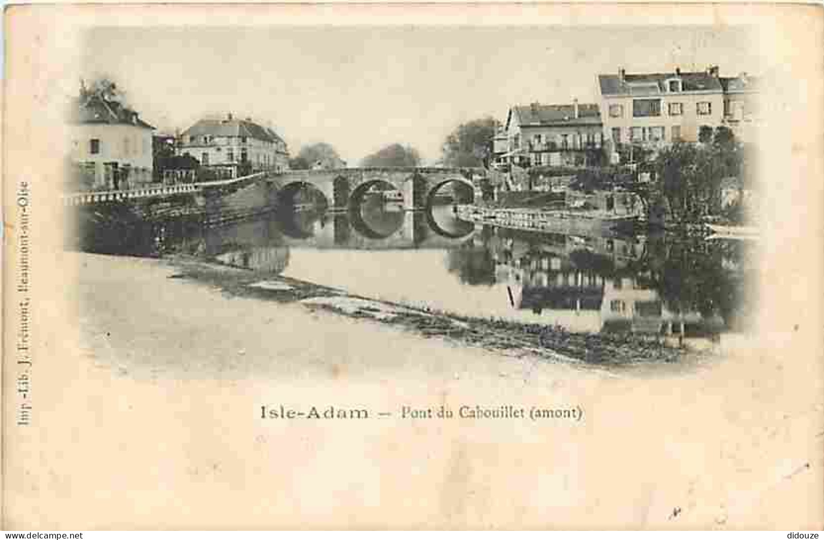 95 - L'Isle D'Adam - Pont Du Cabouillet - Amont - CPA - Voir Scans Recto-Verso - L'Isle Adam