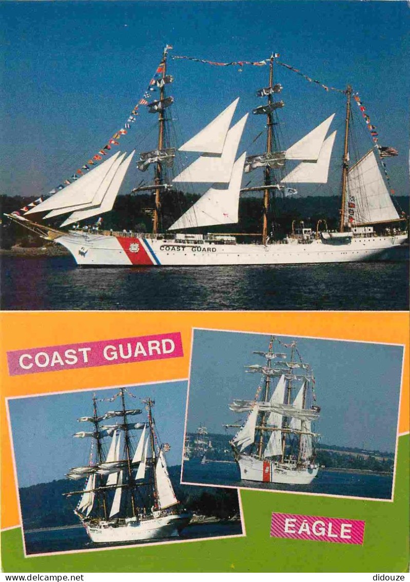 Bateaux - Voiliers - Eagle - Garde-Côtes Américain - Coast Guard - Multivues - CPM - Carte Neuve - Voir Scans Recto-Vers - Veleros