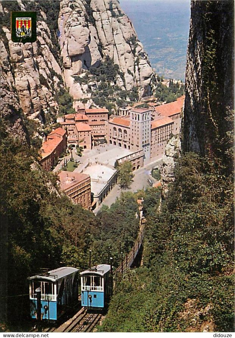 Trains - Funiculaires - Montserrat - Funicular De Sant Joan - Funiculaire De Saint Jean - CPM - Carte Neuve - Voir Scans - Funicolari