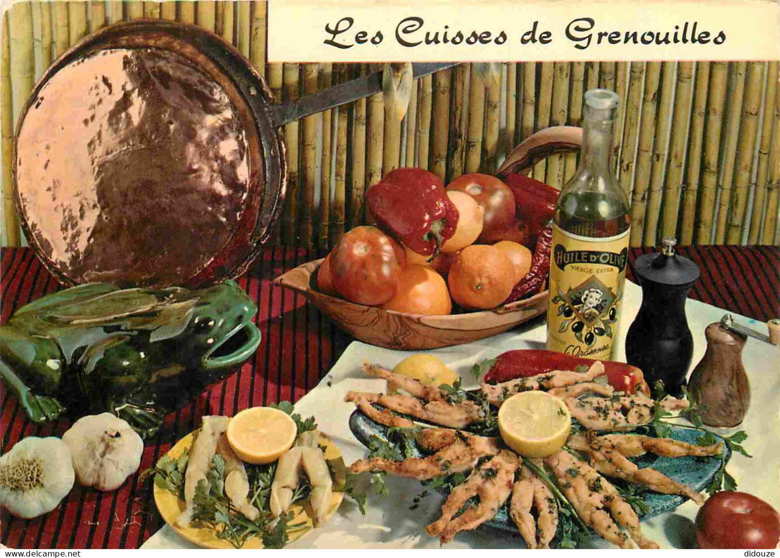 Recettes De Cuisine - Cuisses De Grenouilles - Gastronomie - CPM - Carte Neuve - Voir Scans Recto-Verso - Recipes (cooking)