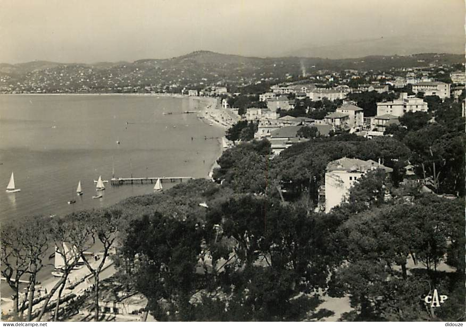 06 - Antibes - Juan Les Pins - Vue Générale Prise De L'Hôtel Provençal  - Carte Dentelée - CPSM Grand Format - Voir Scan - Juan-les-Pins