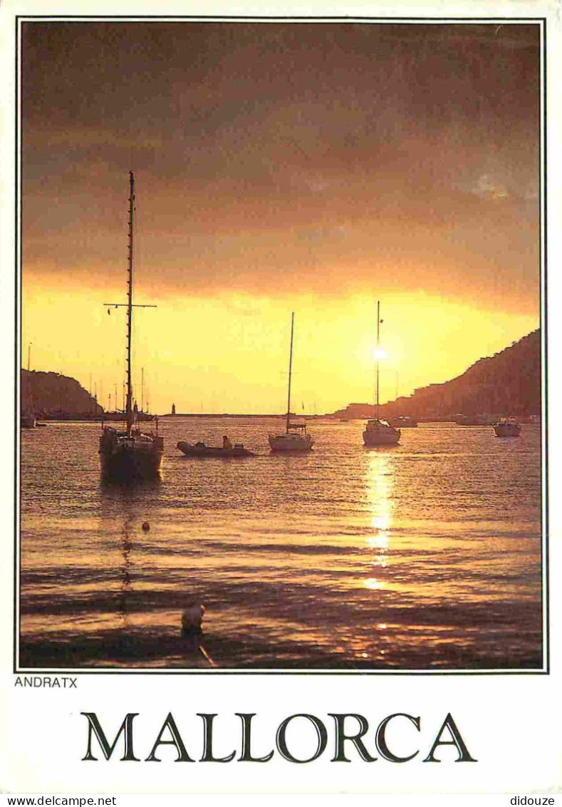 Espagne - Espana - Islas Baleares - Mallorca - Andratx - Coucher De Soleil - CPM - Voir Scans Recto-Verso - Mallorca