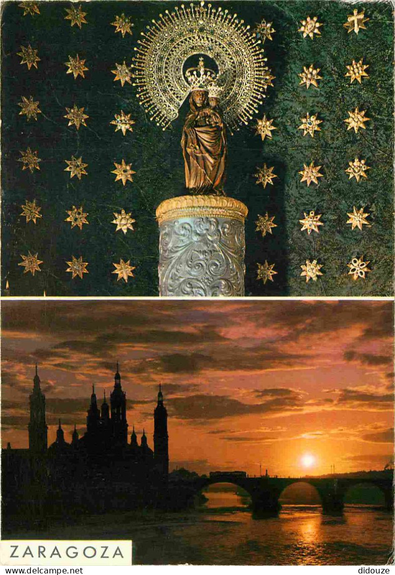 Espagne - Espana - Aragon - Zaragoza - Temple Et Image De Notre Dame De El Pilar - Multivues - CPM - Voir Scans Recto-Ve - Zaragoza