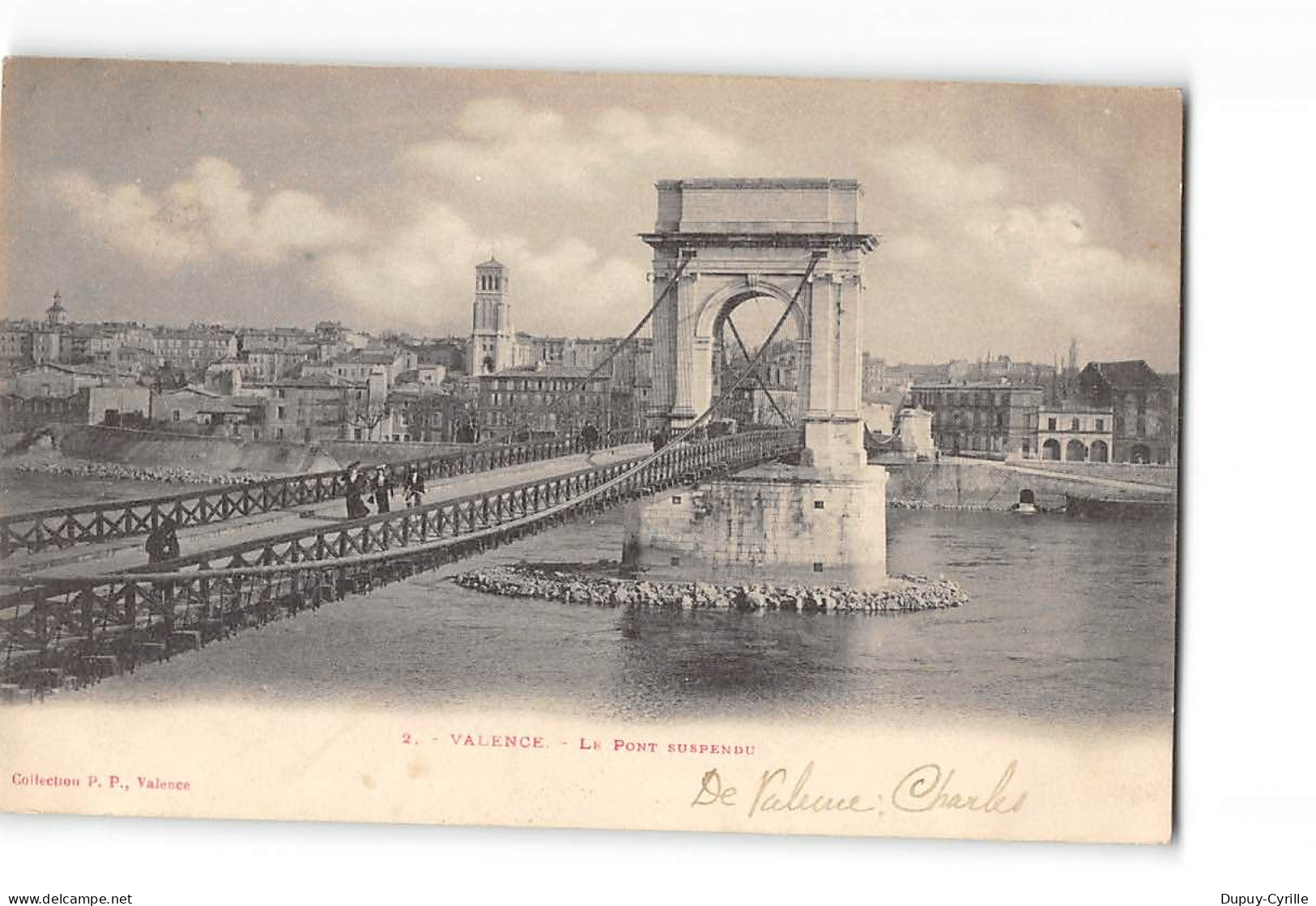 VALENCE - Le Pont Suspendu - Très Bon état - Valence