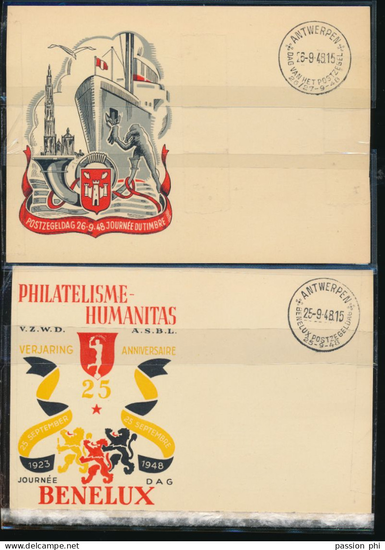 BELGIUM PPS SBEP 34 II NF REPIQUAGGE AU VERSO NEUF - Briefkaarten 1934-1951