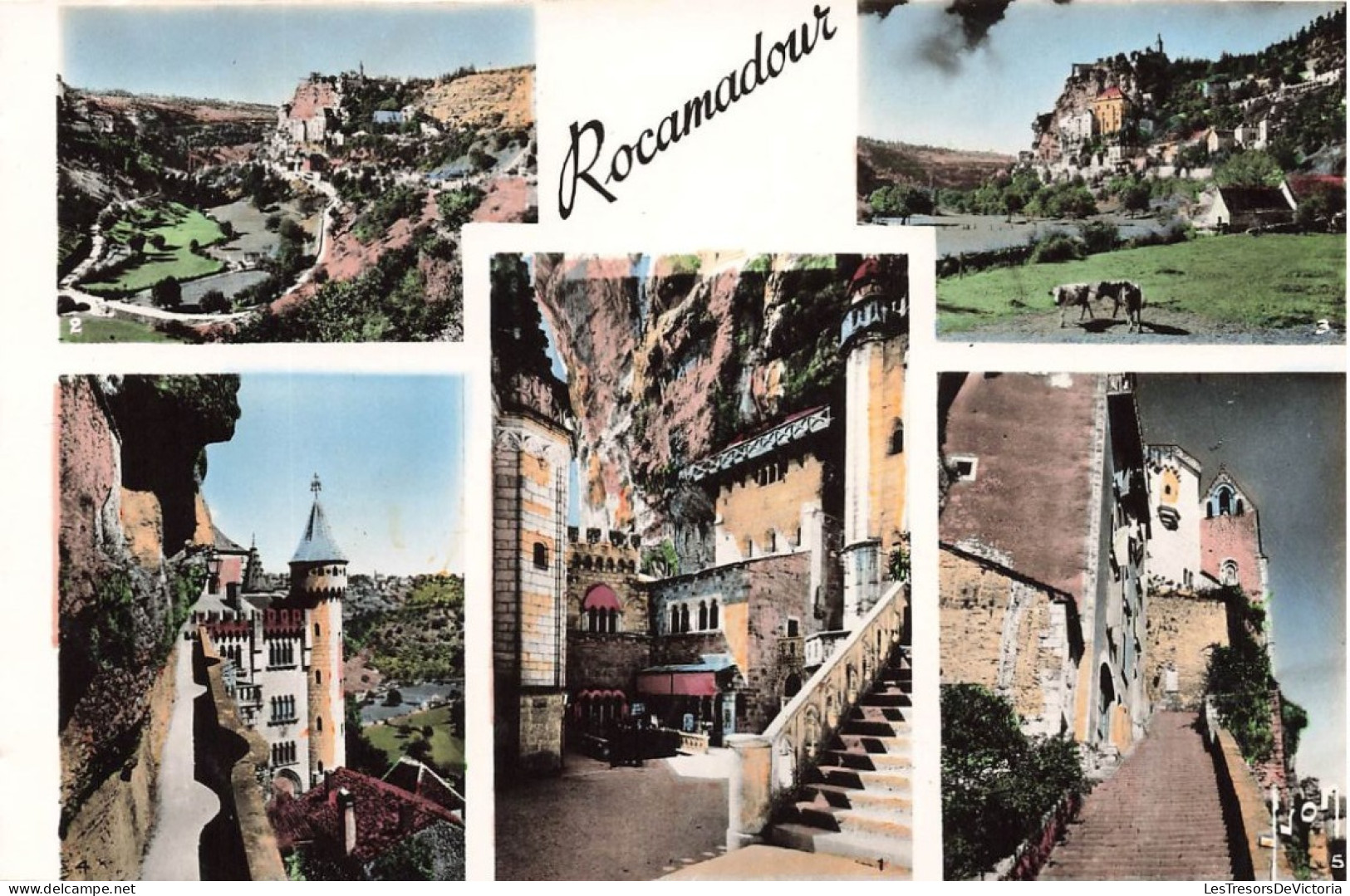 FRANCE - Rocamadour - Multivues - Colorisé - Carte Postale - Rocamadour