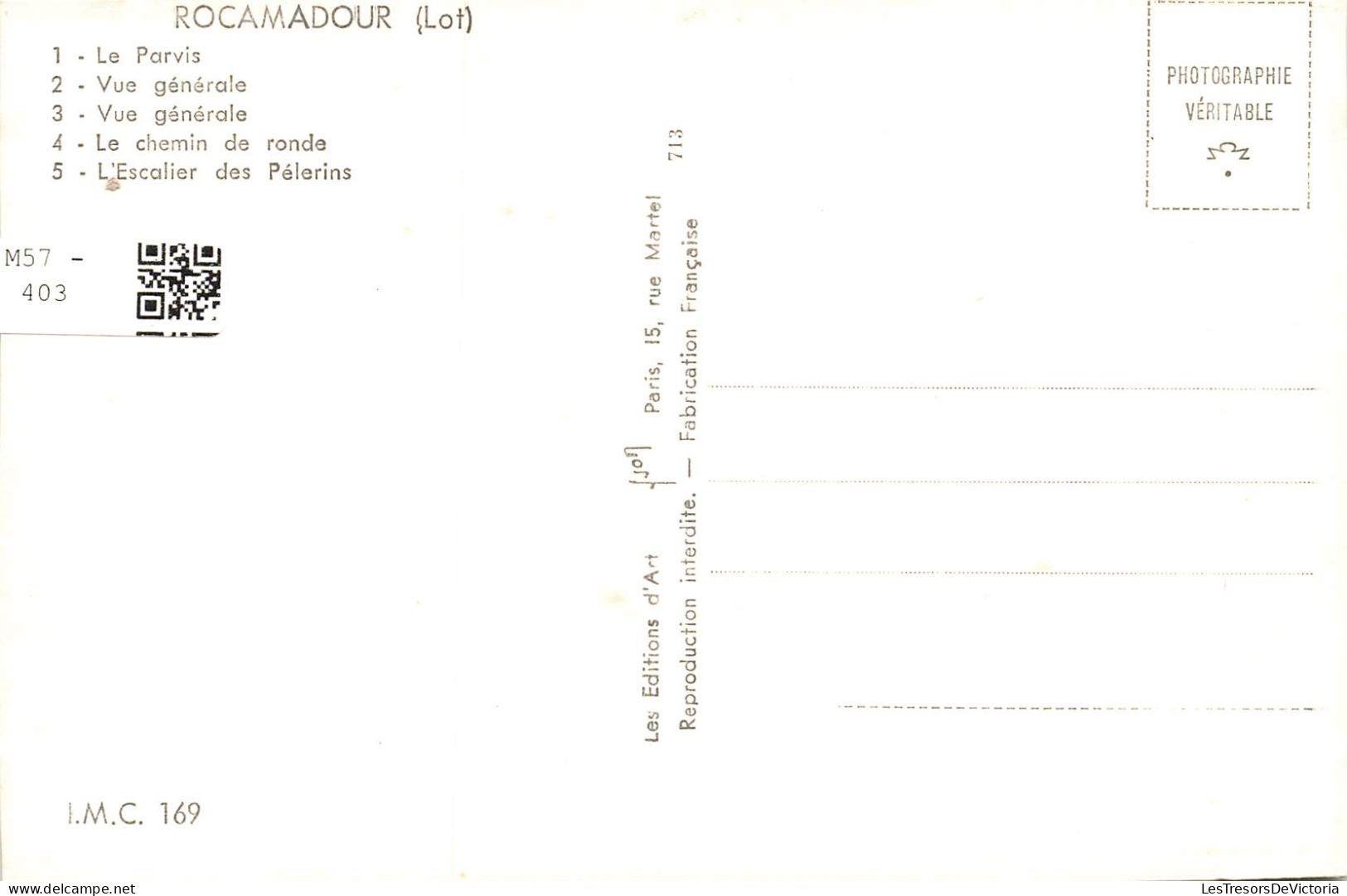 FRANCE - Rocamadour - Multivues - Colorisé - Carte Postale - Rocamadour
