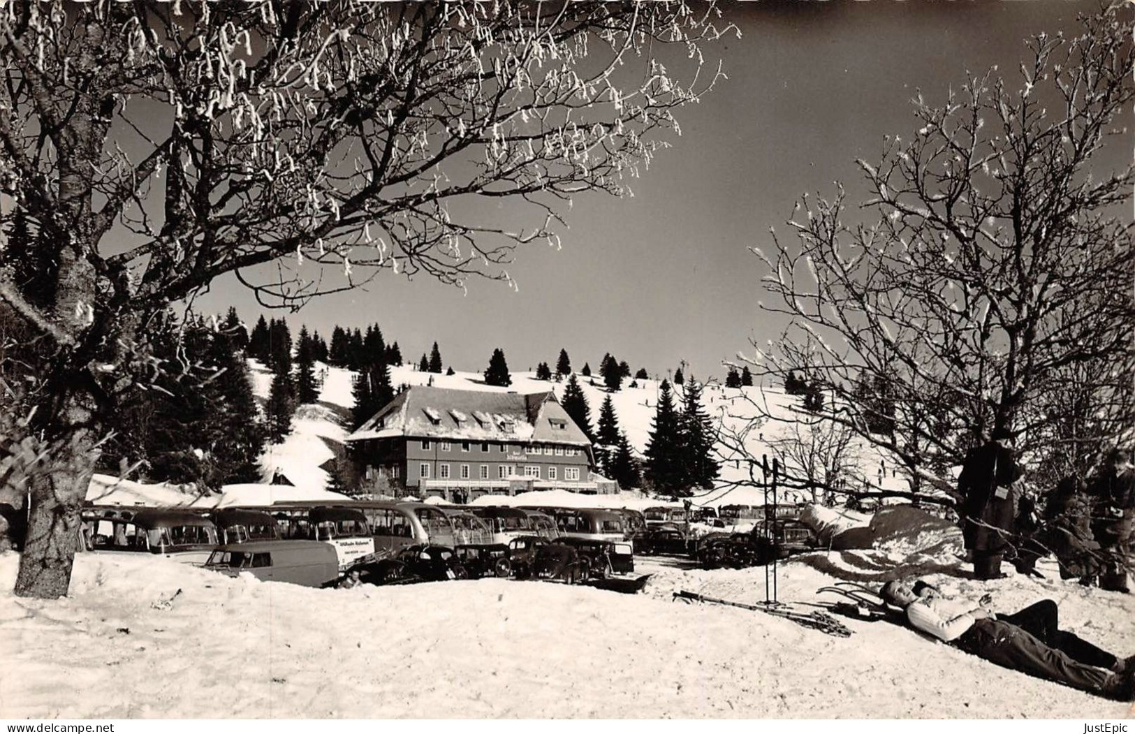 Feldberg Im Schwarzwald- CPSM 1957 -  Hôtel Albquelle (õ‿õ) - Kiosk Am Helbelhof - Feldberg