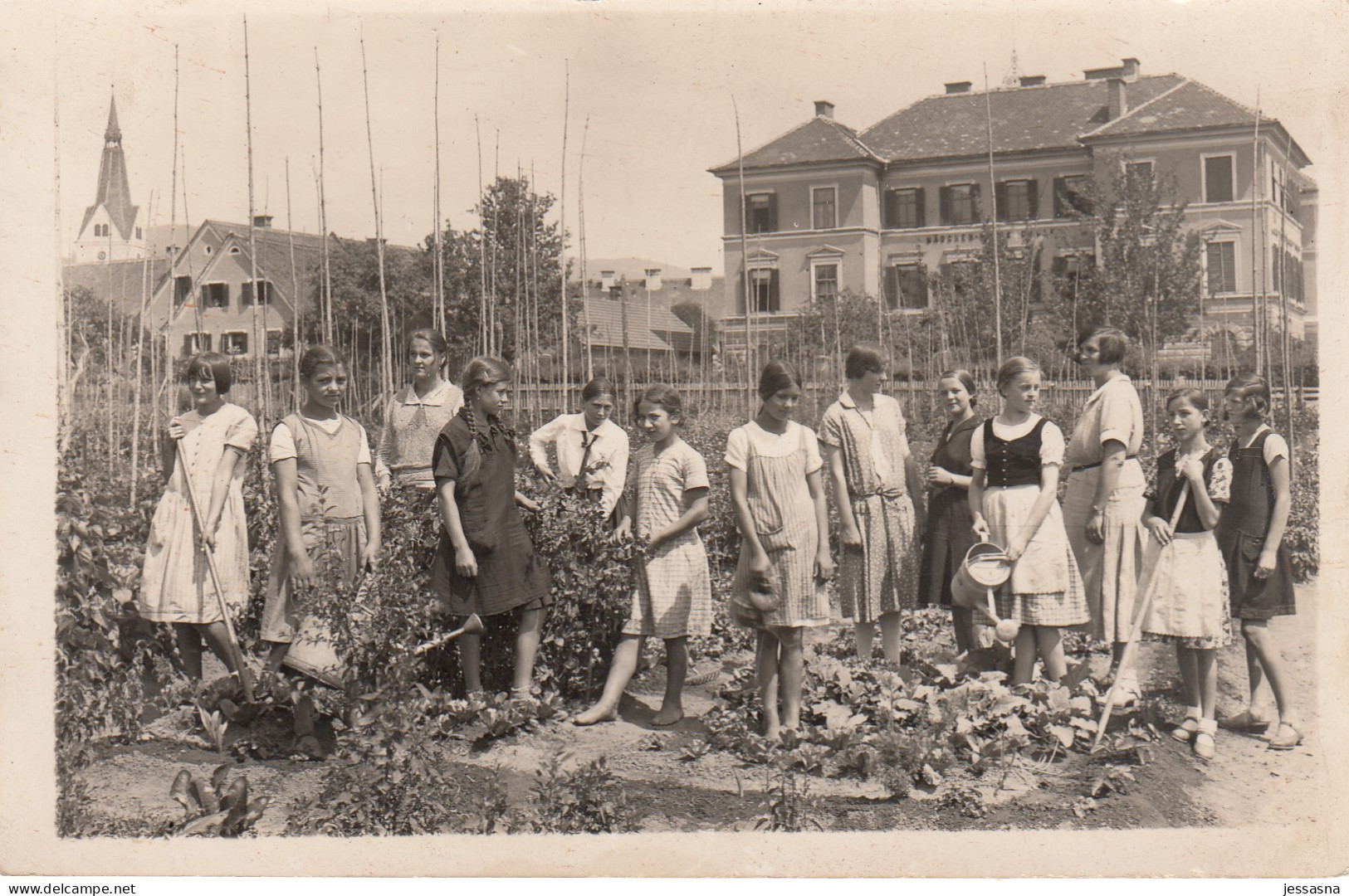 AK - Stmk - Köflach - Fleissige Gärtnerinnen D. Mädchen Hauptschule - 1931 - Köflach