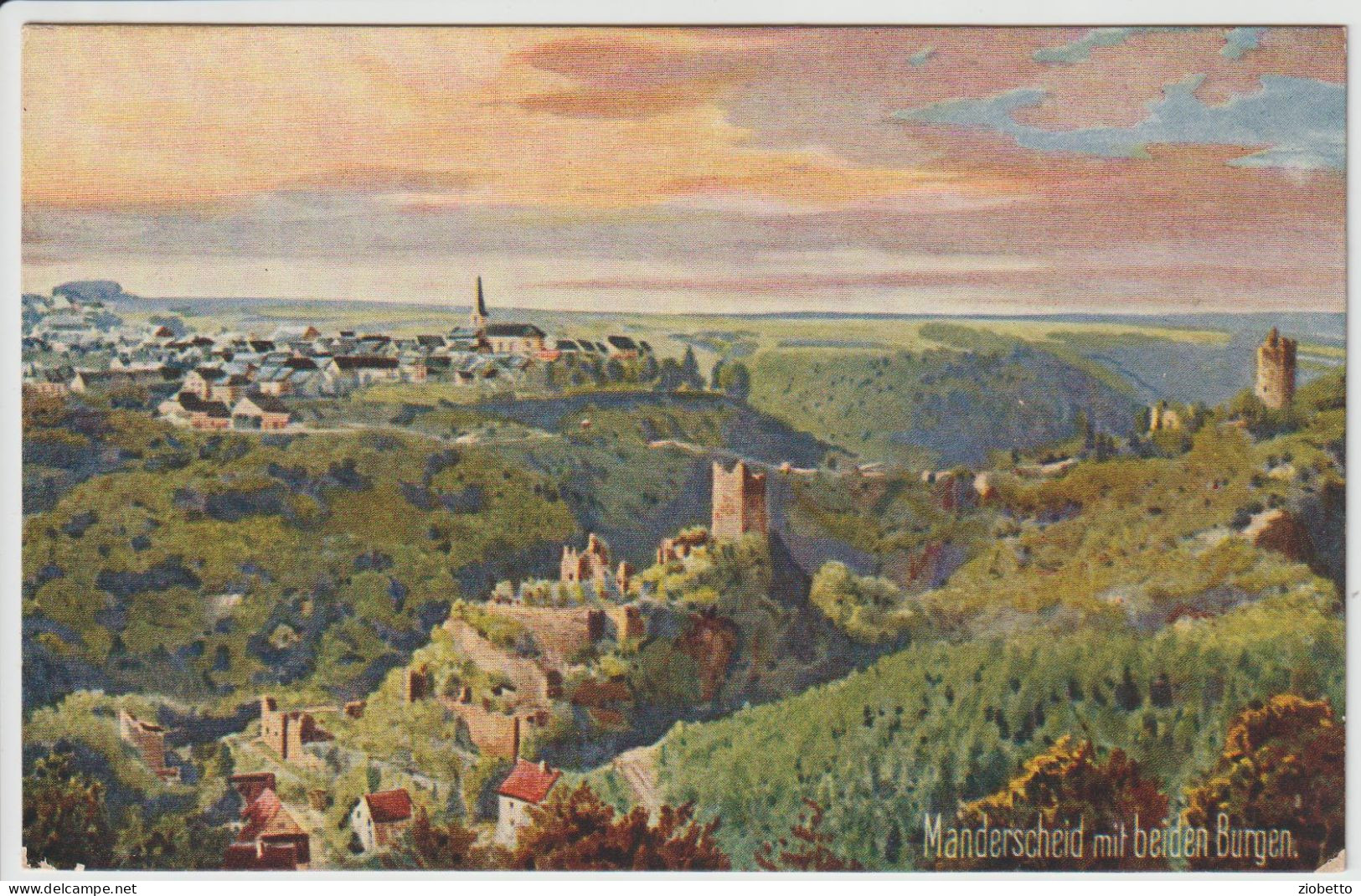 CARTOLINA DI Manderscheid - Rheinland-Pfalz - FORMATO PICCOLO - Manderscheid