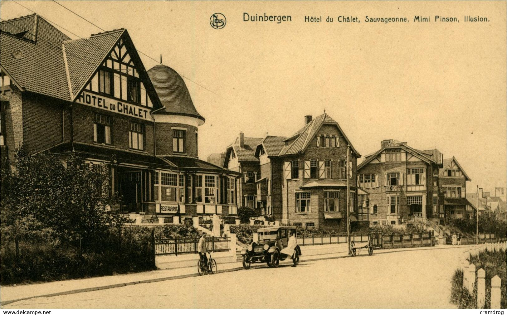 Duinbergen Hôtel Du Châlet,Sauvageonne,Mimi Pinson,Illusion - Andere & Zonder Classificatie