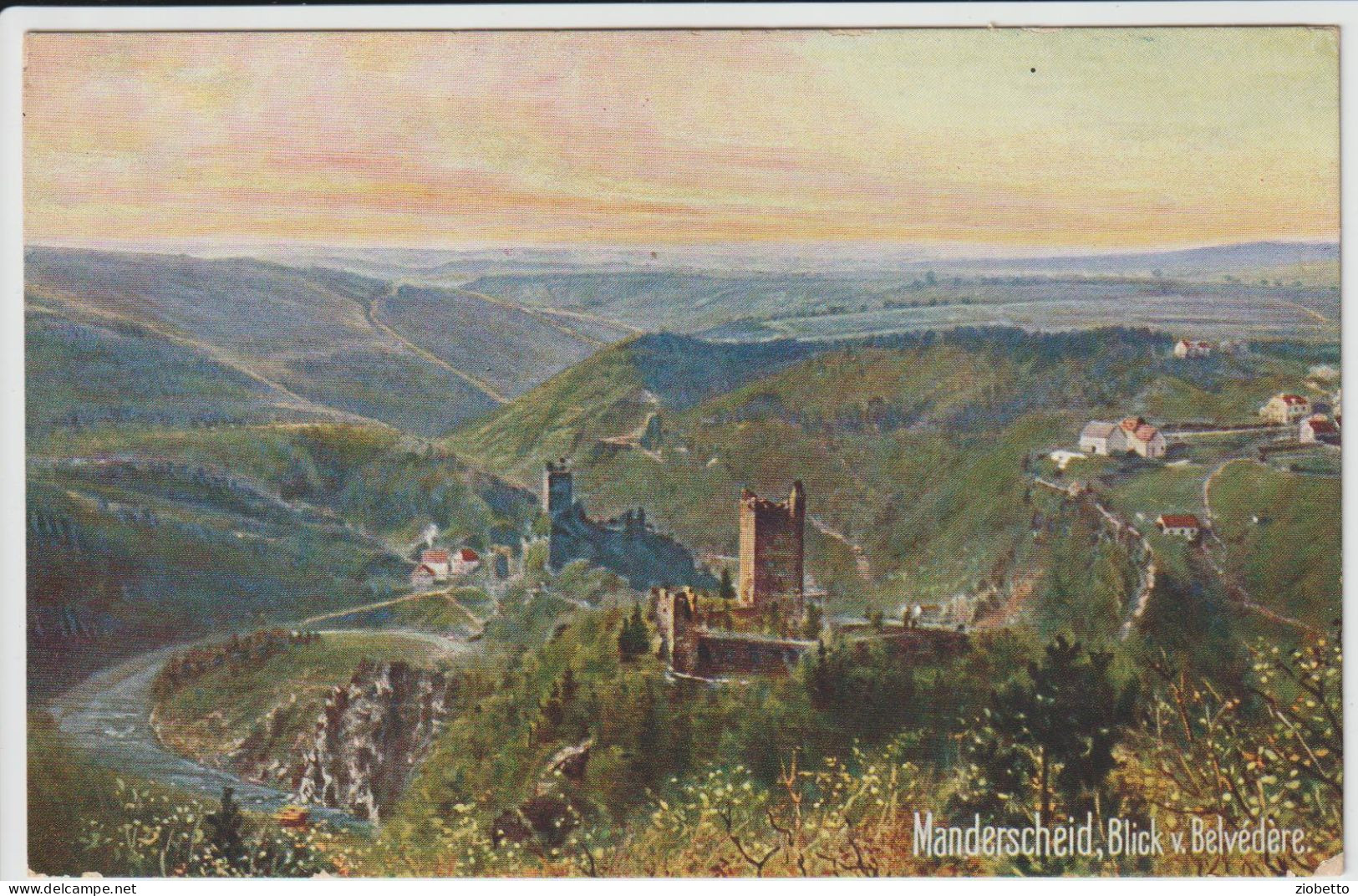 CARTOLINA DI Manderscheid - Rheinland-Pfalz - FORMATO PICCOLO - Manderscheid